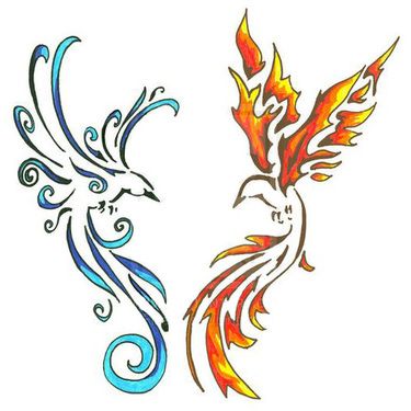 19 Other Birds Tattoo Designs Bird Tattoo Men, Bluebird Tattoo, Phoenix Bird Tattoos, Clown Tattoo, Phoenix Tattoo Design, Fire Tattoo, Phoenix Bird, Bird Tattoo, Phoenix Tattoo