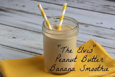 "The Elvis" Peanut Butter-Banana Smoothie Recipe via @kari alissa Healthy Kitchens/ /// #elvis #banana #smoothie #peanutbutter Peanut Butter Banana Smoothie Recipe, Morning Smoothie Recipes, Refreshing Smoothies, Wisdom Tooth, Peanut Butter Banana Smoothie, Homemade Juice, Shakes And Smoothies, Protein Smoothie Recipes, Smoothie Ideas