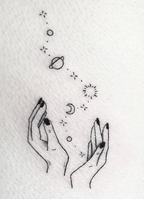 Dainty Space Tattoos, Halloween Diy Outdoor, Mushroom Tattoos, Tattoo Templates, Space Tattoo, Subtle Tattoos, Mini Drawings, Fine Line Tattoos, S Tattoo