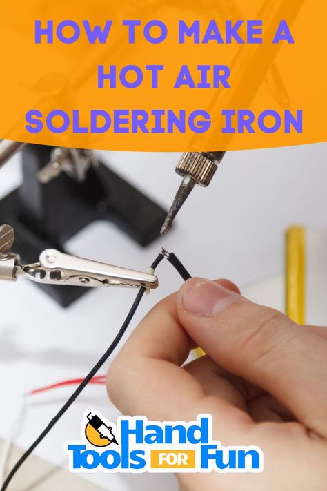 Here is how to make a DIY homemade hot air soldering iron. You can use your soldering iron to make jewelry, burn wood, and much more. Regardless of what you want to use your soldering iron for… Burn Wood, Soldering Irons, Soldering Iron Tips, Iron Hand, Art Stained, Make Jewelry, Soldering Iron, Diy Homemade, Soldering