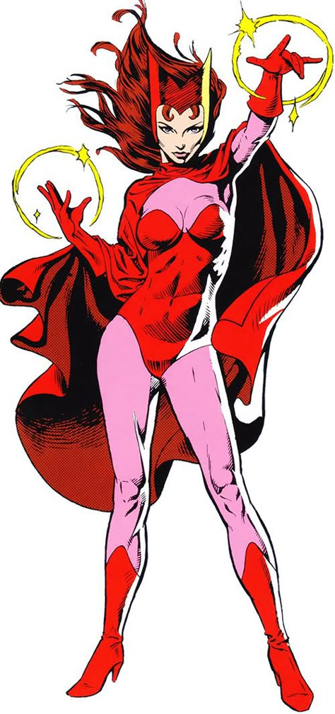 Scarlet Witch - Marvel Comics - Avengers - Early years - Writeups.org Wanda Django Maximoff, Scarlet Witch Halloween, Scarlet Witch Avengers, Avengers Marvel Comics, Scarlet Witch Costume, Scarlet Witch Comic, The Scarlet Witch, Marvel Drawings, Marvel Characters Art