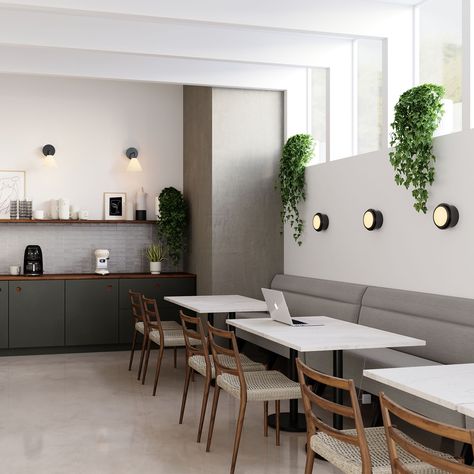 Novak Banquette - Horizontal Tufting | West Elm Break Room Design, Cafeteria Design, Black West, Office Break Room, Cafe Seating, Staff Room, Oversized Furniture, Salon Suites, Lunch Room