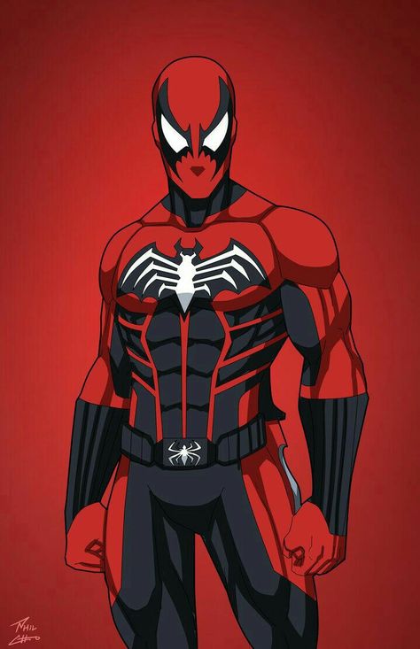 Spiderman Oc, Phil Cho, Univers Dc, Black Costume, Marvel Vs Dc, Superhero Comics, Marvel Vs, Superhero Design, The Spider