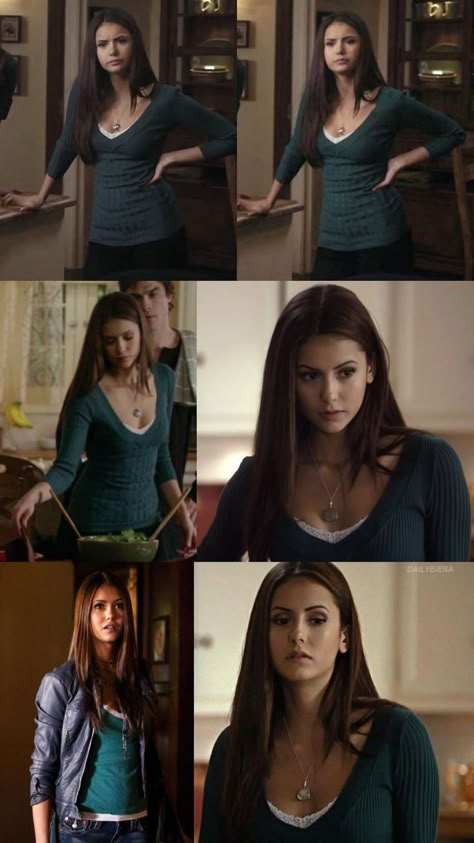 Elena Gilbert Summer Outfits, Vampire Diaries Clothes, Elena Gilbert Costume, Tvd Style, Elena Gilbert Outfit, Elena Gilbert Outfits, 2010 Outfits, Tv Characters Outfits, Katherine Pierce Outfits