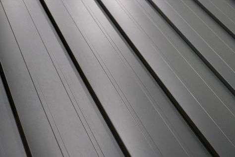 Standing Seam Metal Roof Panels by Interlock® Lifetime Metal Roofing Systems Metal Roof Panels, Metal Roofing Systems, Metal Shingles, Sheet Metal Roofing, Standing Seam Roof, Standing Seam Metal Roof, Fibreglass Roof, Pergola Lighting, Steel Roofing