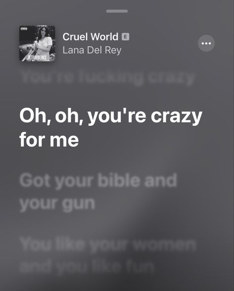 #manifesting #lyrics #lanadelreyaesthetic #lanadelrey Cruel World Lana Del Rey, Lana Del Rey Ultraviolence, Cruel World, Lana Del Rey Lyrics, Youre Crazy, I Got You, Lana Del Rey, Like You, Bible