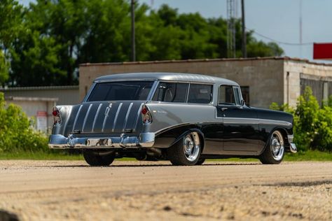 1956 Chevrolet Nomad Custom Monterey, California | Hemmings 56 Chevy Nomad, Monterey California, Chevy Nomad, Roadster Shop, Crate Engines, Vintage Air, Metallic Blue, Monterey, Automatic Transmission