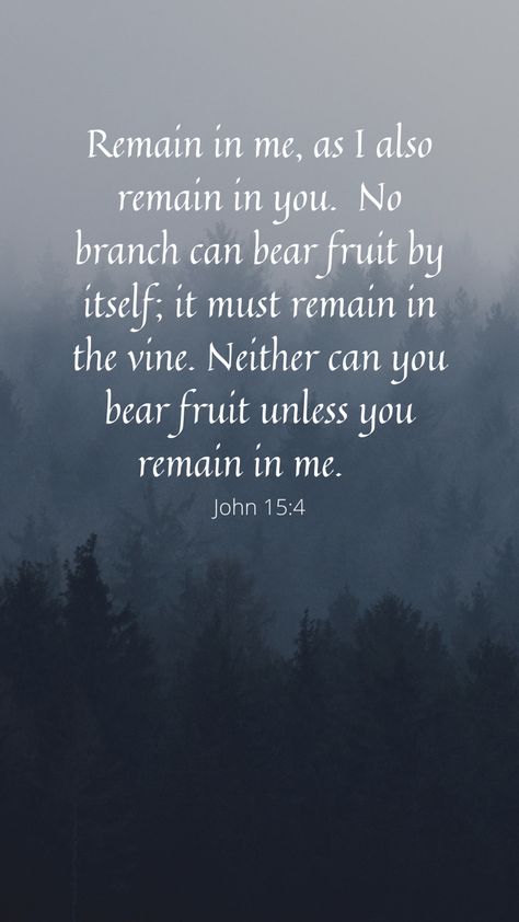 John 15:4, John Bible Verses, 1 John 5:4 Scriptures, John 3:16 Quotes, John 17:3 Scriptures, John 5:24 Scriptures, Sunday Scripture, John 15 4, Motivational Verses