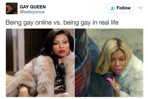 50 Super Queer Memes That Will Make Anyone In The LGBT Community Cackle Lesbian Haircut, Lgbt Humor, Lgbt Memes, Women Laughing, Gay Humor, Gay Memes, Lgbt Love, Lgbtq Pride, Lgbt Pride