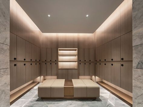 HOME - Glyph Design Studio Aesthetic Changing Room, Spa Changing Room Design, Spa Dressing Room, Luxury Gym Locker Room, Luxury Locker Room, Spa Changing Room, Spa Lockers, Changing Room Ideas, Spa Locker Room