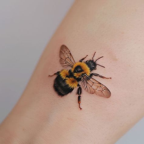 Enjoy our versatile Bumble Bee tattoo sketches. Low fare, high flair included in our subscription. Apply today and get access to our library. Bee Still Tattoo, Detailed Bee Tattoo, Honey Bee Tattoo Ideas Unique, Buble Bee Tattoos, Bee And Rose Tattoo, Beadwork Tattoo, Cute Bumblebee Tattoo, Small Bumble Bee Tattoo Cute, Bee Tattoo Color