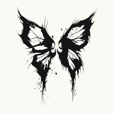 Tattoos Simplistic, Tattoos Creative, Black And White Butterfly, Tato Henna, Flame Tattoos, Muster Tattoos, Tattoo Art Drawings, Dream Tattoos, Dope Tattoos