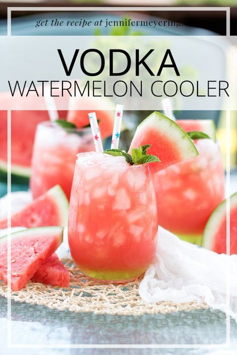 Coctails Recipes Watermelon, Watermelon Cocktail Vodka Summer Drinks, Alcoholic Watermelon Drink, Watermelon Cooler Cocktail, Watermelon Alcohol Drinks, Frozen Watermelon Drinks With Alcohol, Watermelon Summer Drinks Alcohol, Drinks With Watermelon Vodka, Watermelon Vodka Drinks Easy