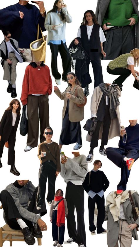 autumn office wear inspo Autumn Outfits Inspo 2024, Streetwear Office Look, Autumn Office Outfits Women 2024, Office Outfits Autumn 2024, Autumn Layering, Copenhagen Autumn Style, Classic Autumn Outfits, Autumn Office Outfit, Fall 2024 College Outfits