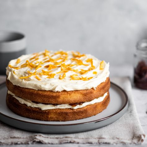 Layered Marmalade Cake Recipe | How to Make Layered Marmalade Cake | Baking Mad Orange Layer Cake, Marmalade Cake, Cake Recipes Uk, Sponge Recipe, Cake Baking, Cake Frosting, Cake Ingredients, Marmalade, Layer Cake