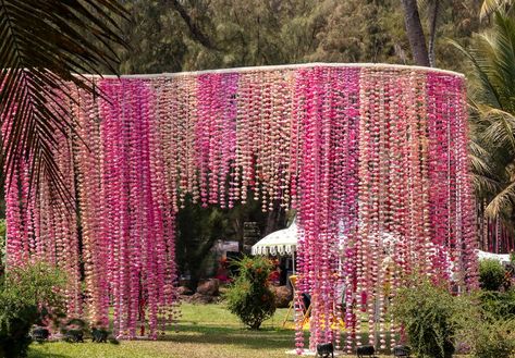 Photo from Rakul Preet Singh and Jackky Bhagnani Wedding Mehendi Theme, Passage Decor, Entrance Arch, Mumbai Wedding, Floral Styling, Rakul Preet Singh, Desi Wedding Decor, Wedding Backdrop Design, Mehndi Decor