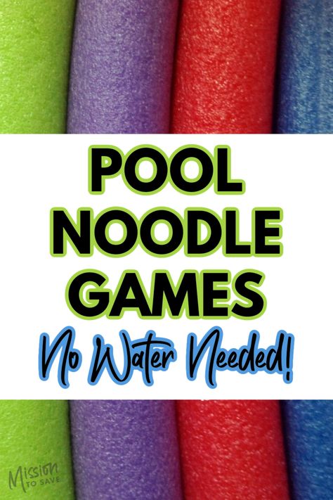 Projects With Pool Noodles, Water Noodle Ideas, Pool Noodle Exercises For Seniors, Things To Do With Pool Noodles, Middle School Summer Activities, Pool Noodle Games For Kids, Pool Noodle Pe Games, Pool Noodle Games For Seniors, Pool Noodle Ideas Crafts