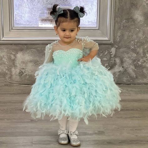 Luxury Party Dress, 1st Birthday Dress, Dress With Feathers, 1st Birthday Dresses, Sweet Pictures, Toddler Party Dress, Girls Tulle Dress, Baby Party Dress, Luxury Party