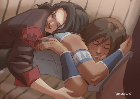 Moike (@Demoike_) on X Legend Of Korra Mako X Wu, Korea And Asami, Korra X Asami Comics, Korra And Asami Fanart Spicy, Kora And Asami Spicy, Asami X Korra, Asami Sato Fanart, Wlw Comic, Kora And Asami