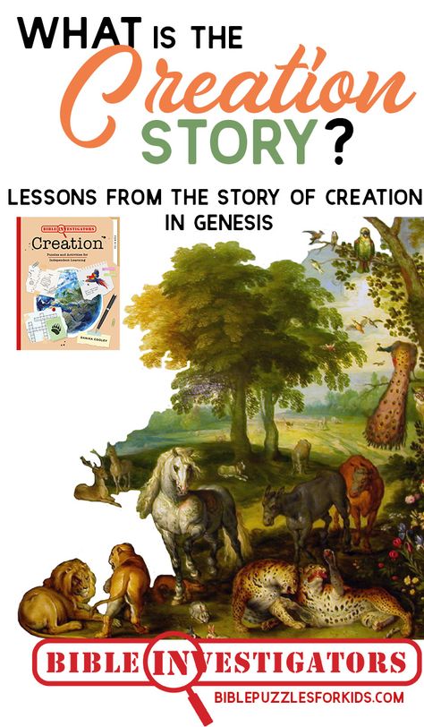 What is the Creation story? Discover important lessons your kids will learn from the story of Creation in Genesis. Homeschool Notebooking, Biblical Homeschooling, Story Of Creation, Homeschool Advice, Homeschool Board, Parenting Girls, Homeschool Tips, Bible Study Methods, Parenting Boys