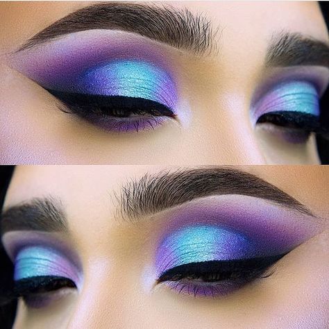 Matte Eyeshadow Looks, Eye Makeup Step By Step, Maquillage Yeux Cut Crease, Make Up Designs, Drag Make-up, Purple Eye Makeup, Eye Makeup Pictures, Smink Inspiration, Eye Makeup Steps