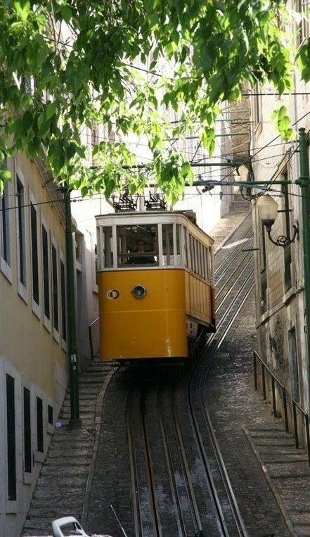 Lisbon Tram, Portuguese Culture, Visit Portugal, Train Pictures, Light Rail, Spain And Portugal, Street Cars, City Design, Lisbon Portugal