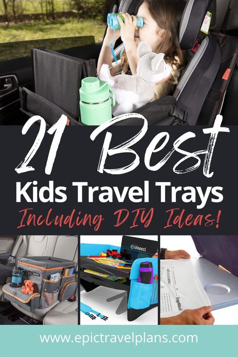 Travel Tray For Kids, Car Organization Kids, Car Seat Travel Tray, Car Ride Activities, Kids Travel Activities, Plane Rides, Travel Tray, Road Trip Activities, Family Road Trip