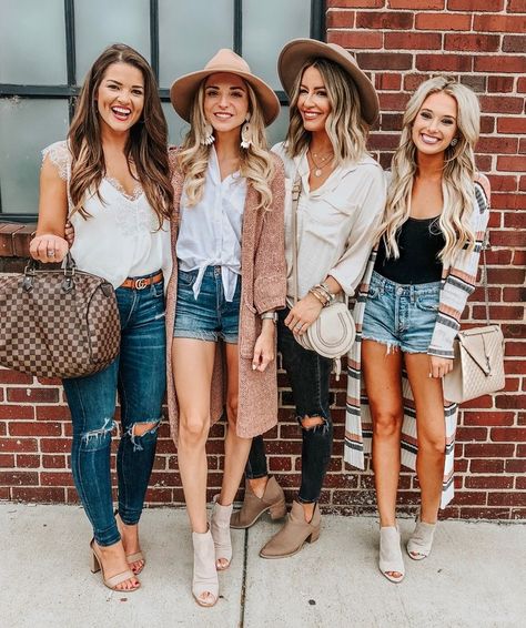 pinterest: faithmpowell ♡ Scottsdale Brunch Outfit, Nashville Day Outfit Spring, Casual Winery Outfit Summer, Outfits For Nashville Spring, Girls Day Out Outfit, Summer Nashville Outfits, Girls Brunch Outfit, Winery Outfit Spring, Winery Outfit Fall