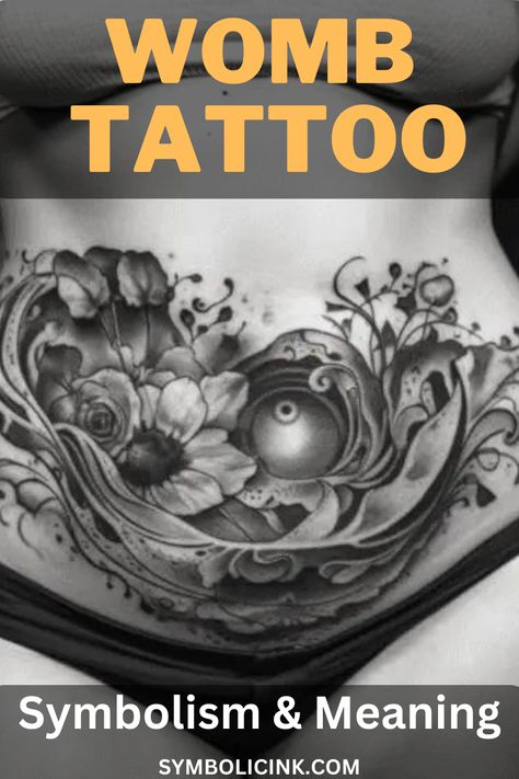 Womb Tattoo Meaning Womb Tattoos Meaning, Womb Tattoo Meaning, Fertility Tattoo, Incubus Tattoo, Womb Tattoo, Sacred Woman, Tattoo Meanings, Tattoo Meaning, Symbolic Tattoos