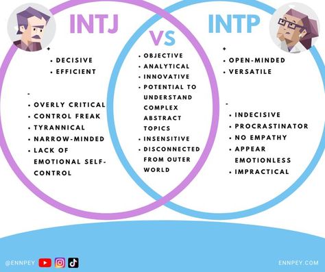 INTJ vs INTP by Ennpey Intp Personality Ships, Intj Ships, Intj Type, Types Of Intj, Intj Traits, Intj Personality Bf, Intj Test, Intp Career, Intp Traits