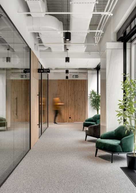 Commercial Interiors Office, Spacious Office, Industrial Office Design, Open Ceiling, Office Fit Out, Office Lounge, Open Office, Office Snapshots, Workplace Design