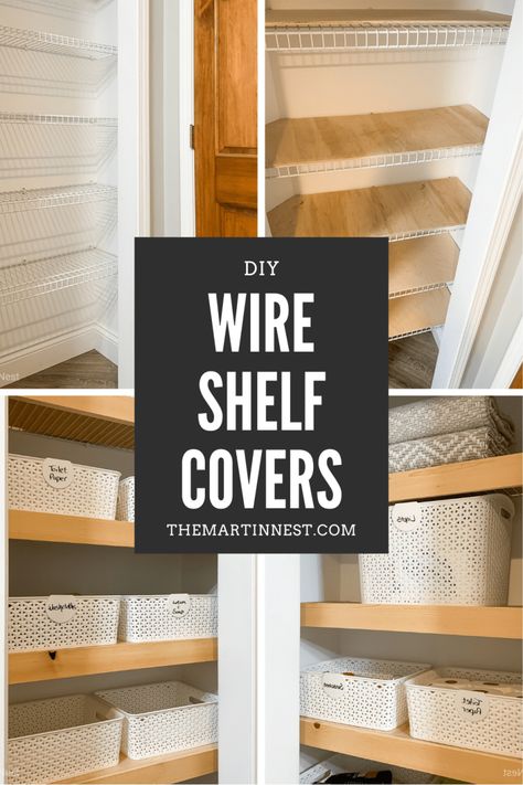 Corner Pantry Shelves, Functional Pantry, Wire Shelf Covers, Architecture Renovation, Inspired Bracelets, Shelf Cover, Pantry Shelves, Corner Pantry, Wire Shelf