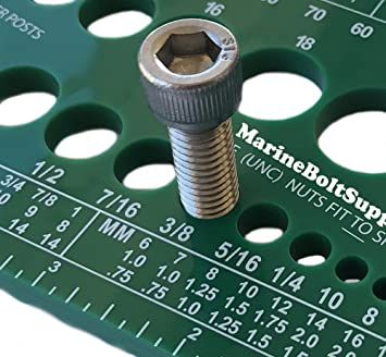 Marine Bolt Supply Nut, Bolt & Screw Gauge (Standard & Metric) (Coarse & Fine) Diameter, Length & Thread Pitch (Green): Amazon.com: Tools & Home Improvement Screw Gauge, Metal Fabrication Tools, Fabrication Tools, Hobby Tools, Engineering Tools, Nut Bolt, Electrical Projects, Screws And Bolts, Construction Tools