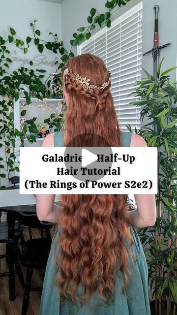 Ryan Terhune | I guess I need to start collecting more shiny hair doodads if fantasy shows and movies keep up these incredible hairstyles 😅... | Instagram Renfaire Hair Styles, Renfaire Hair, Game Of Thrones Hairstyles, Hairstyles Instagram, Fantasy Shows, Hairstyles Tutorial, Power Ring, Half Up Hair, Season 8