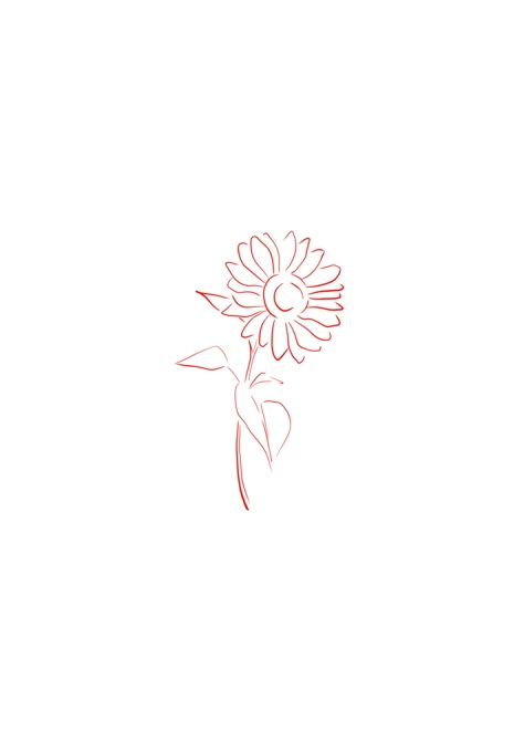 Mini Sunflower Tattoo, Minimalistic Sunflower Tattoo, Delicate Sunflower Tattoo, Fine Line Sunflower, Fine Line Sunflower Tattoo, Chakra Tattoo, Cool Tattoo Drawings, Red Sunflowers, Long Board