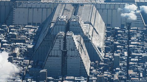 ArtStation - Futuristic city, Paul Chadeisson Scifi Environment, Sci Fi Architecture, Sci Fi Landscape, Futuristic Building, Brutalism Architecture, Sci Fi City, Sci Fi Environment, Shatter Me Series, Shatter Me