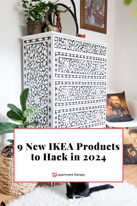 Find 9 new IKEA products that are perfect for hacking — plus clever ideas from DIYers for how to do it. Anthropologie Hacks, Upholstery Pins, Ikea Products, Ikea Finds, Ikea Decor, Ikea Furniture Hacks, Ikea Billy, Boho Furniture, Ethnic Decor