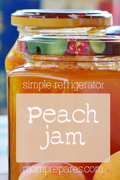 Refrigerator Jam, 4 Ingredient Recipes, Saving Money Tips, Sweet Dips, Peach Jam, Pay Off Debt, Something Nice, Fruit Jam, Dehydrated Food