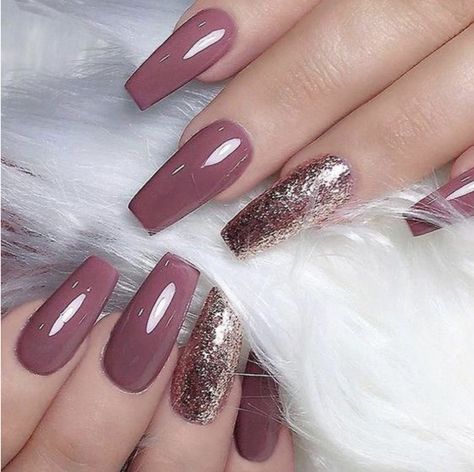 Neat Nails, Mauve Nails, Gel Nail Art Designs, Simple Gel Nails, Fall Acrylic Nails, Christmas Nails Acrylic, Thanksgiving Nails, Gel Nail Art, Nail Polishes