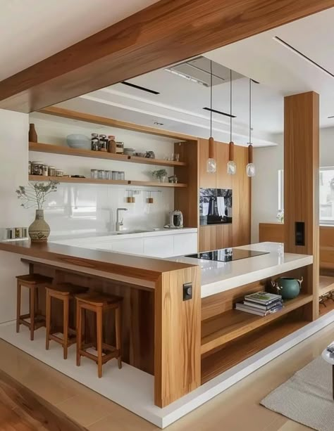 Modern Kitchen Design Trends, Model Dapur, Architectural Concepts, Cozy Interiors, Container House Plans, Kitchen Design Trends, Kitchen Farmhouse, Modern Kitchen Design Luxury, Trendy Kitchen