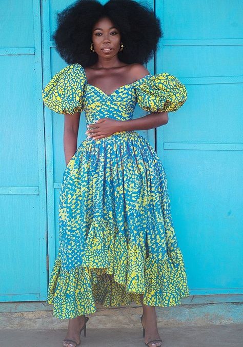 Long Cotton Dress, Vibrant Dress, African Print Dresses, Take Note, Kitenge, African Print Fashion Dresses, African Fashion Women, Printed Cotton Dress, African Clothing Styles