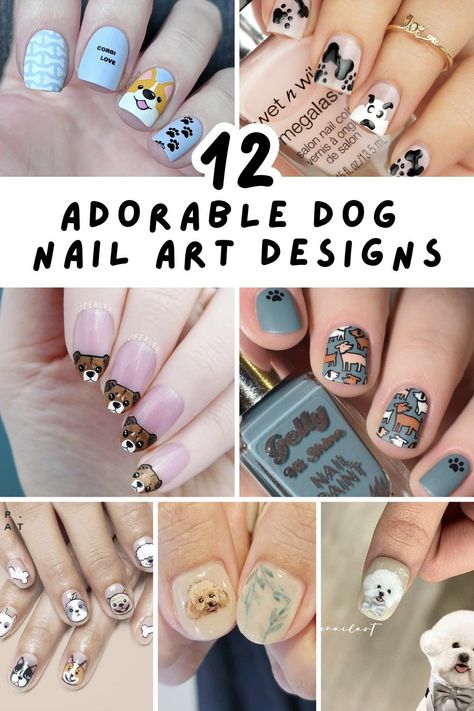 Discover the cutest dog nail art designs that perfectly show your love for furry friends! From short and sweet to long and elegant, these styles will make your nails bark-tacular! 🐶✨ #DogNailArt #PawfectNails Dog Nail Art, Crochet Potholder Patterns, Puppy Portraits, Nail Art Photos, Back To School Nails, Short Nails Art, School Nails, Nail Photos, Dog Nails