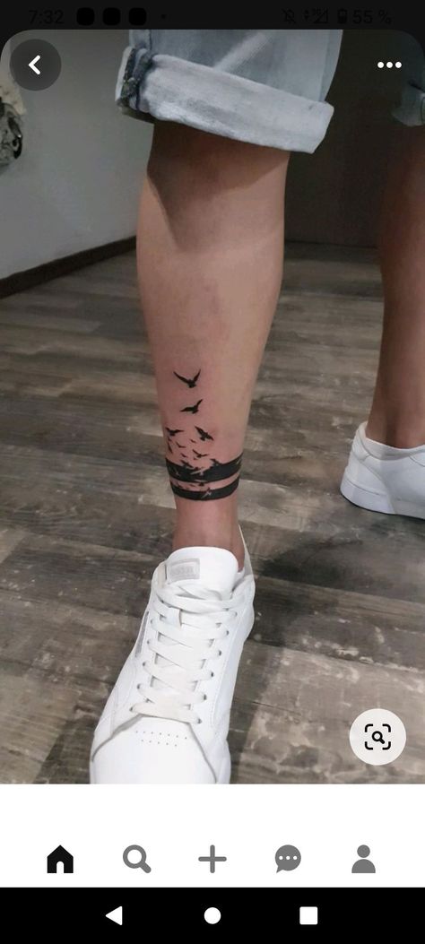 Simple Dog Tattoos, Leg Band Tattoos, Armband Tattoos For Men, Tatuagem Masculina Pequena, Wolf Designs, Simple Tattoos For Guys, Armband Tattoos, Forearm Band Tattoos, Band Tattoo Designs