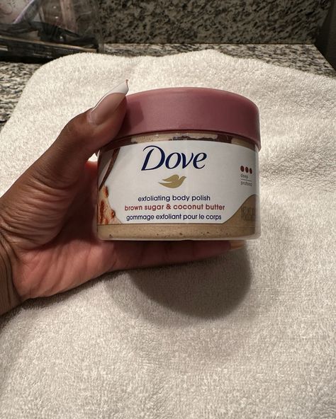 Body Scrubs Aesthetic, Dove Body Polish Aesthetic, Dove Body Scrub, Dove Body Polish, Dove Exfoliating Body Polish, Body Scrub Dove, Dove Body Care Aesthetic, Coffee Body Scrub Aesthetic, Vanilla Scrub