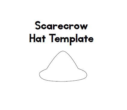 Scarecrow Hat Pattern Printable, Scarecrow Hat Template Free Printable, Scarecrow Hat Template, Scarecrow Hat Pattern, Scarecrow Template, Pattern Block Templates, Make A Scarecrow, Scarecrow Hat, Scarecrow Face