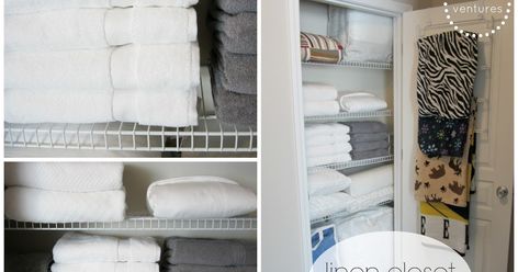 How to fold a sheet set Office Closet Ideas, Small Linen Closets, Organizing Linens, Linen Closet Organization, Bathroom Closet, Linen Storage, Folding Clothes, Closet Organizers, Neat And Tidy