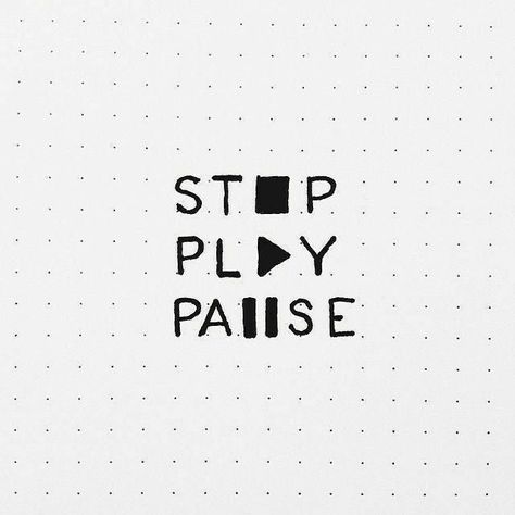 Play Pause Tattoo, Doodle Logo, Word Aesthetic, Play Logo, Missing Letters, Music Logo Design, Typographic Logo Design, Up Logo, Inspiration Logo Design