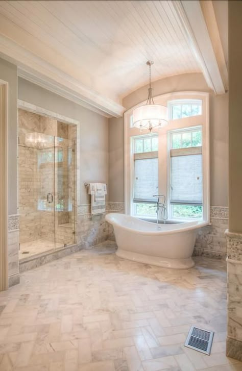 Modern French Country Bathroom, French Bathrooms, Country Style Bathrooms, Bathroom French Country, Deep Clean Bathroom, French Bathroom, French Country Bathroom, Tile Options, Modern French Country