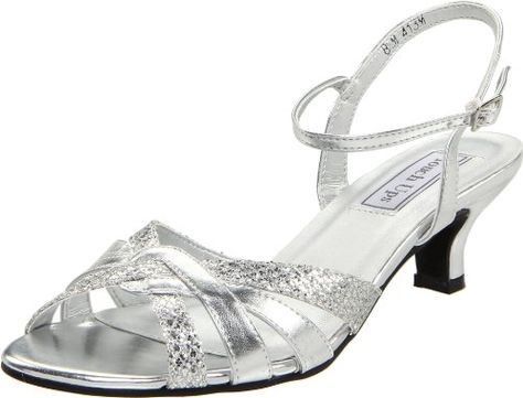 Touch Ups Womens Jane AnkleStrap SandalSilver Glitter8 M US *** To view further for this item, visit the image link. Silver Wedding Shoes Low Heel, Silver Dress Shoes, Dress Shoes For Women, Silver Wedding Shoes, Wedding Shoes Low Heel, Sandal Online, Buckled Heels, Bride Shoes, Silver Shoes