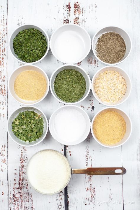 spices and dried herbs in bowls Hidden Valley Ranch Seasoning, Homemade Ranch Mix, Kfc Gravy, How To Make Ranch, Ranch Seasoning Recipes, Sour Cream Uses, Homemade Ranch Seasoning, Ranch Mix, Hidden Valley Ranch